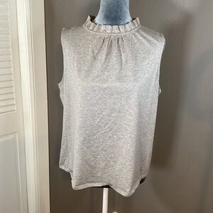 Ann Taylor Gray Sleeveless Top